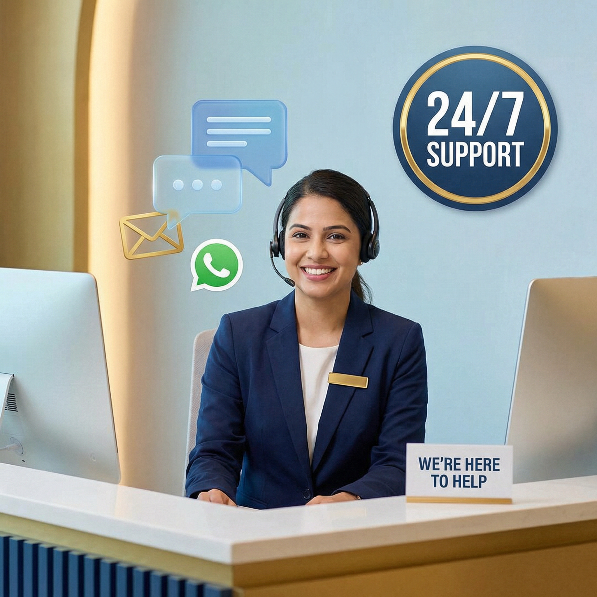 菠菜平台24/7专业客户支持团队